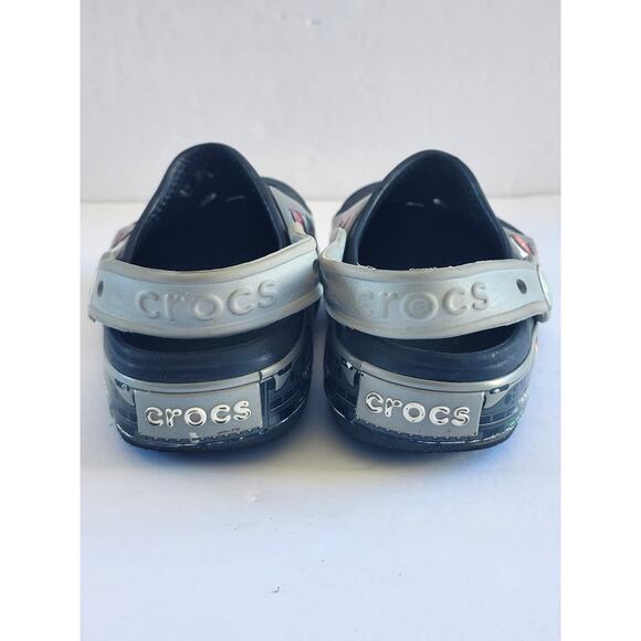 Crocs Kids Black RoboShark Slip On Clogs Shoes Kidcore Size C11 K0020 - Picture 4 of 5